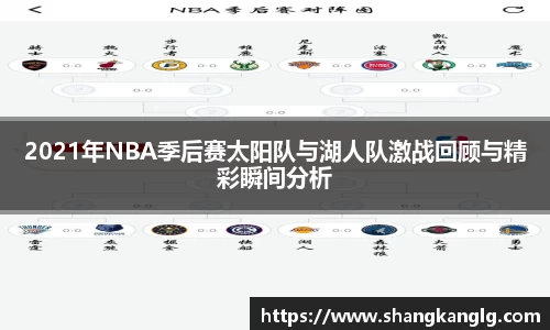 2021年NBA季后赛太阳队与湖人队激战回顾与精彩瞬间分析